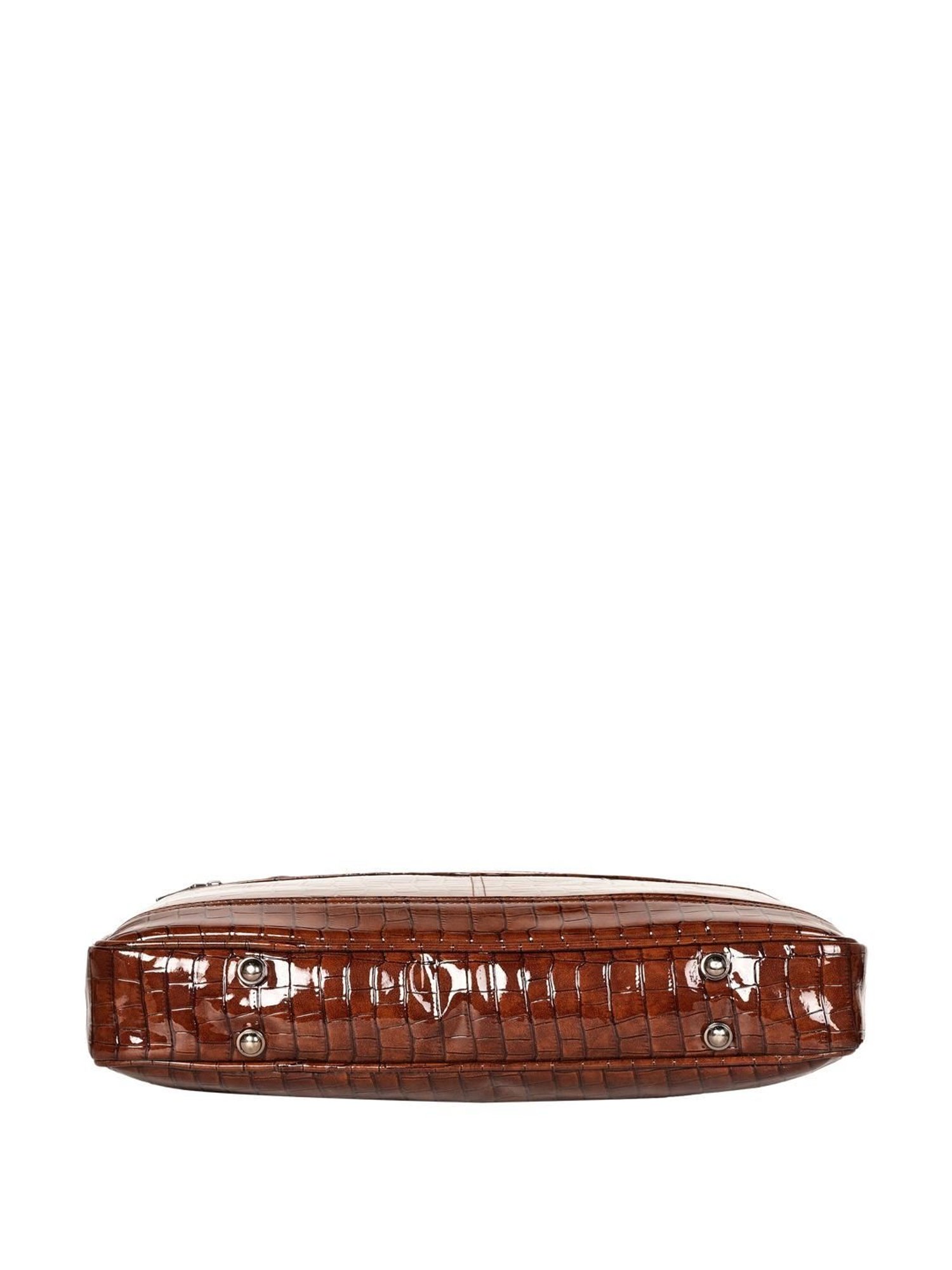 Arista Vault Brown PU Medium Laptop Messenger Bag