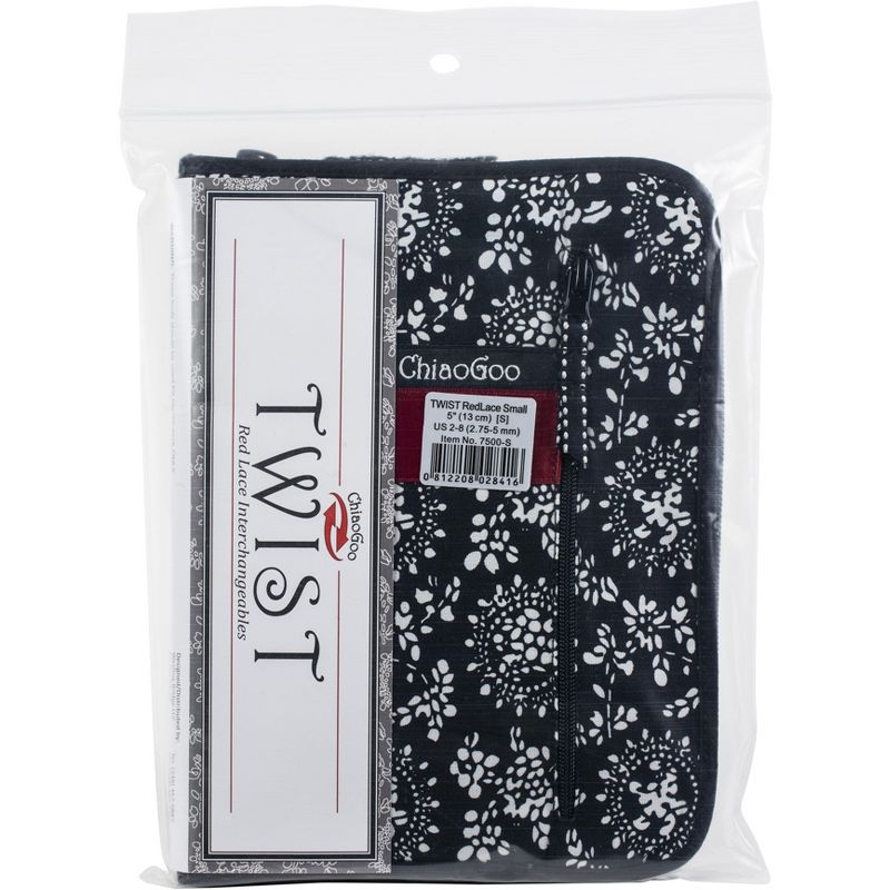 ChiaoGoo TWIST Red Lace Intchg Knitting Needle 5" Tip Set-Small