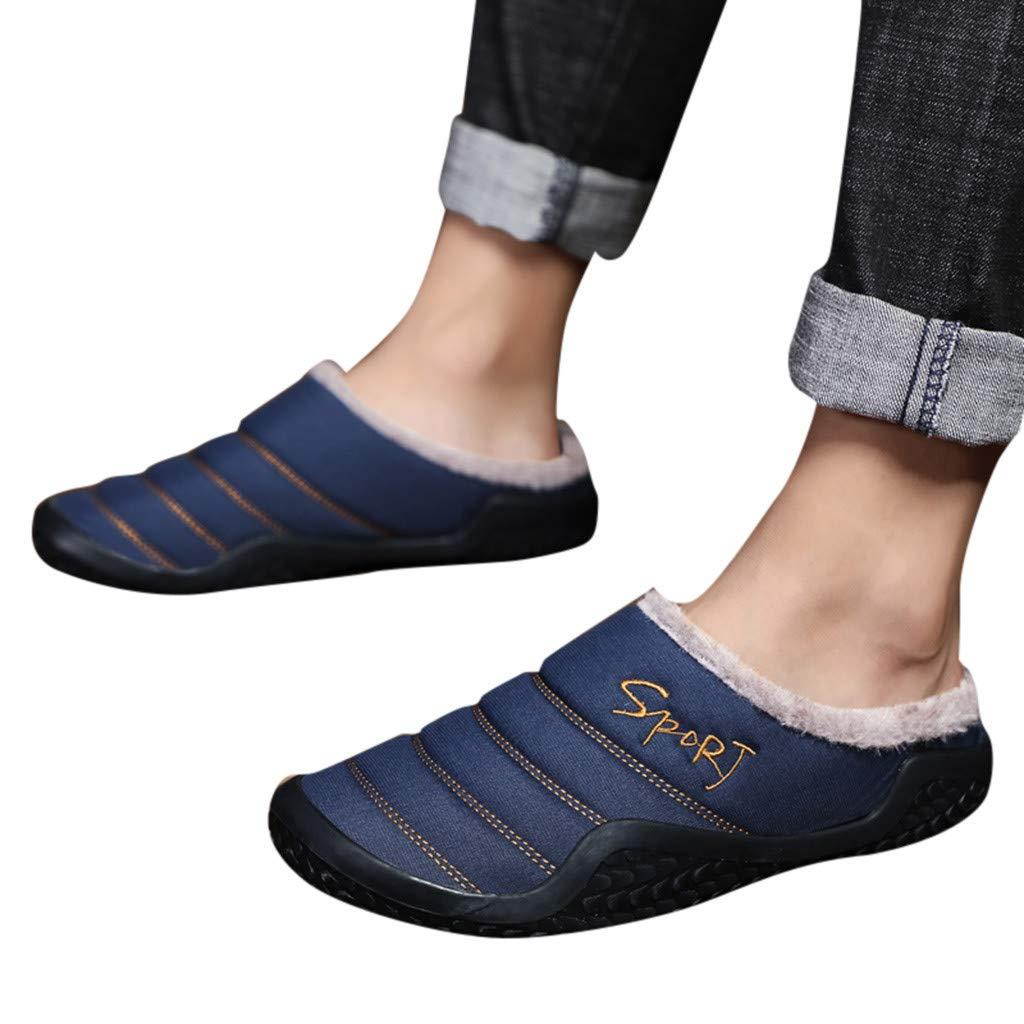 Shusuen Women's House Slippers Comfort Fuzzy Winter Home Shoes Slip On Indoor Outdoor Anti Slip Slippers