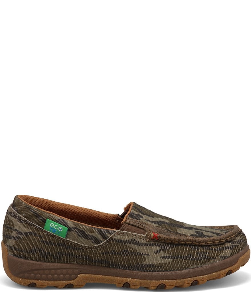 Twisted X Women's ecoTWX&reg; Mossy Oak&reg; Slip-On Driving Moccasins with CellStretch&reg;