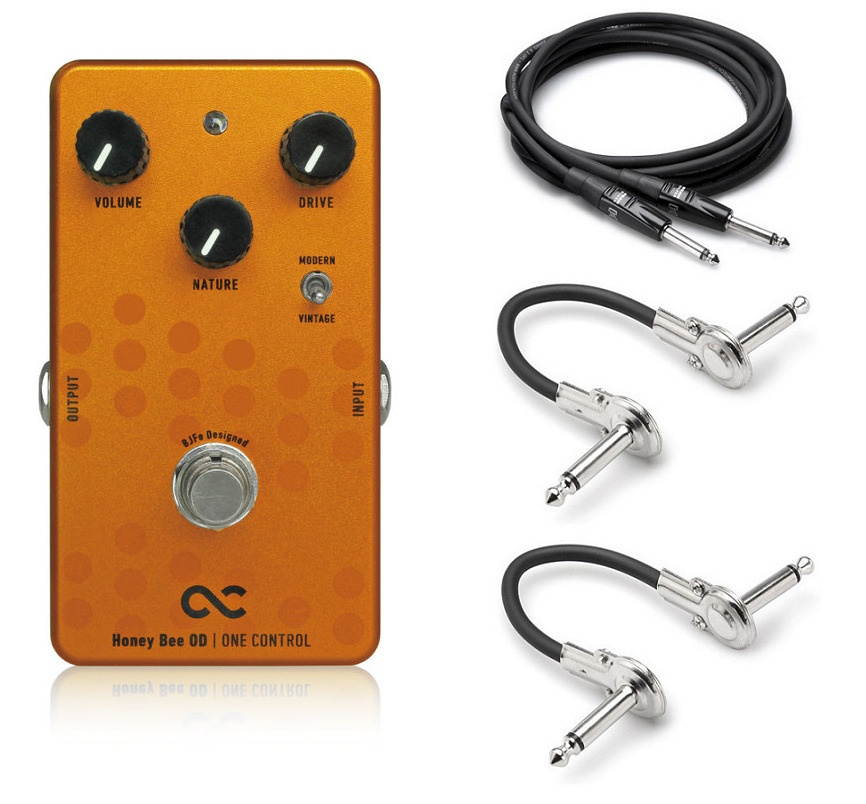 New One Control Honey Bee Overdrive Guitar Effects Pedal