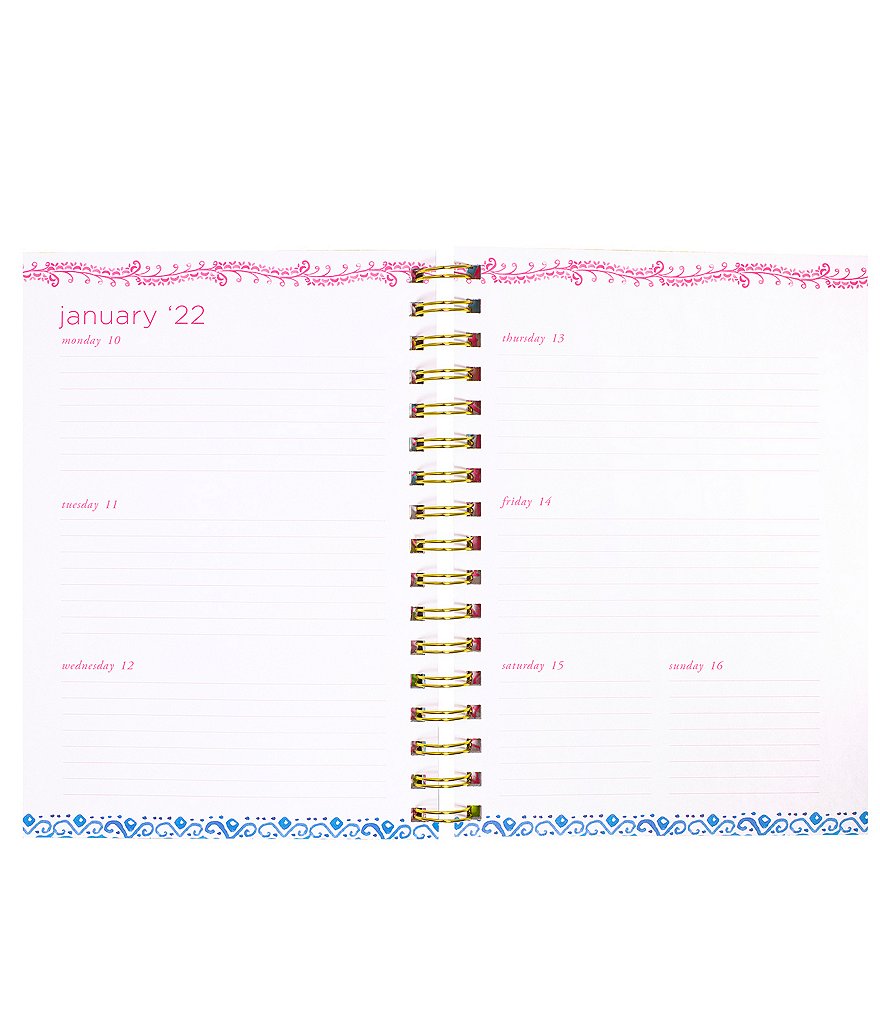 Lilly Pulitzer Cabana Cocktail Agenda Folio