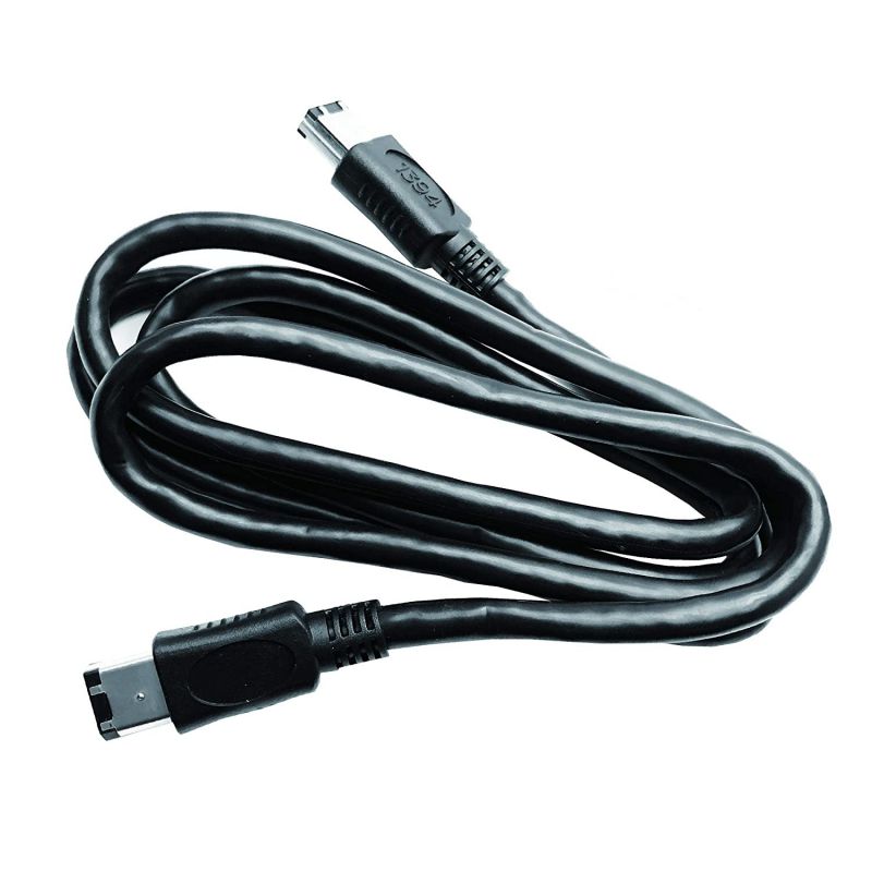 Besthot - FireWire/IEEE 1394 Cable - Apply to Mac PC Printer Terminal Equipment Length 1.2 m/3.93 Ft(6 pin-6 pin)