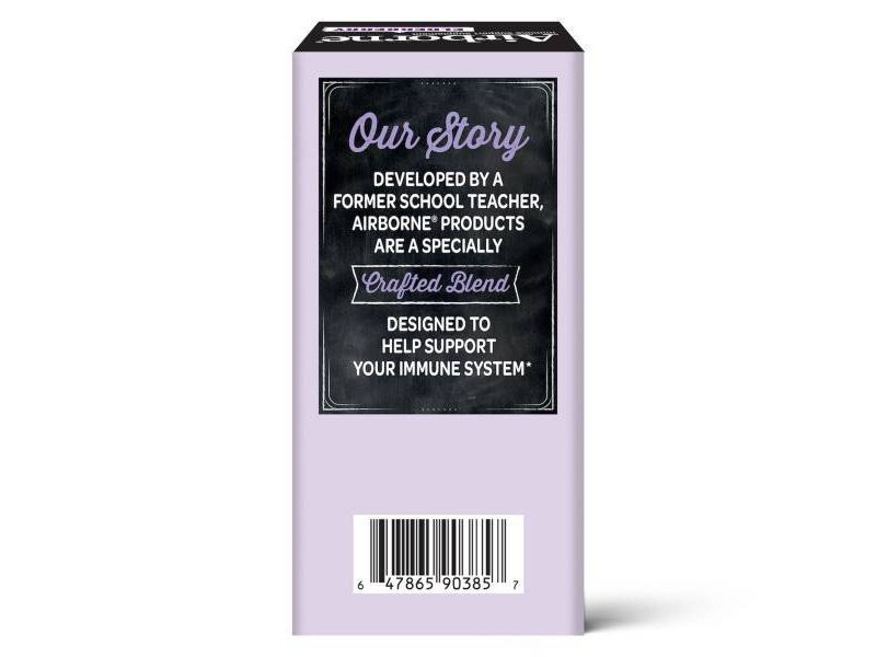 Airborne Chewable Tablets with Vitamin C & Vitamin D - Elderberry - 32ct