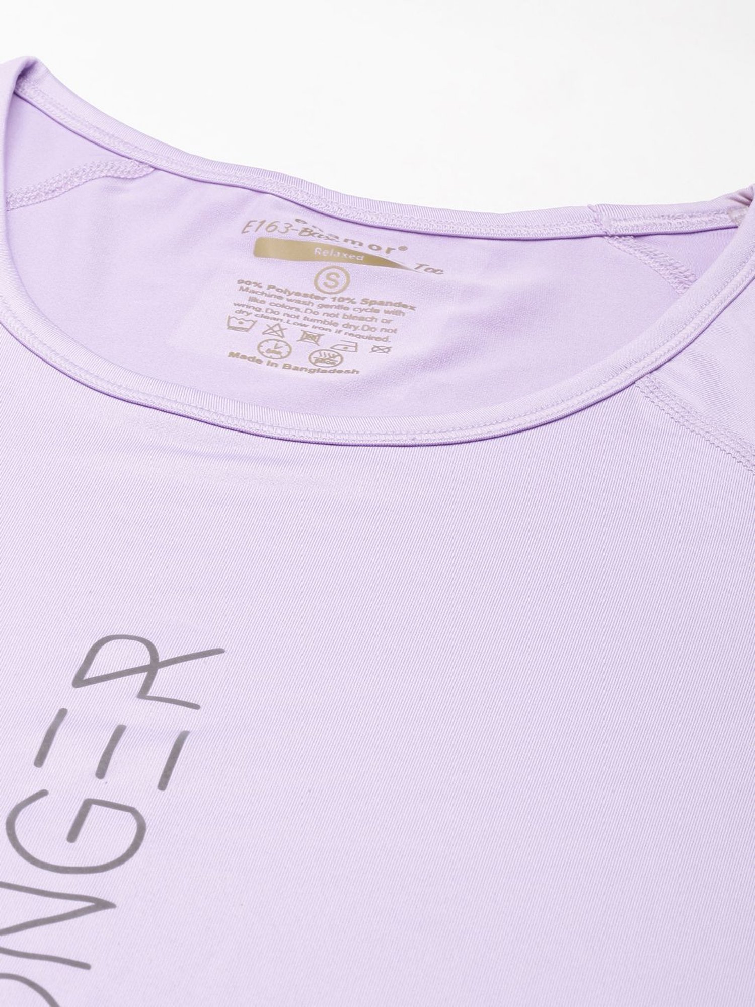 Enamor Purple Graphic Print Sports T-Shirt