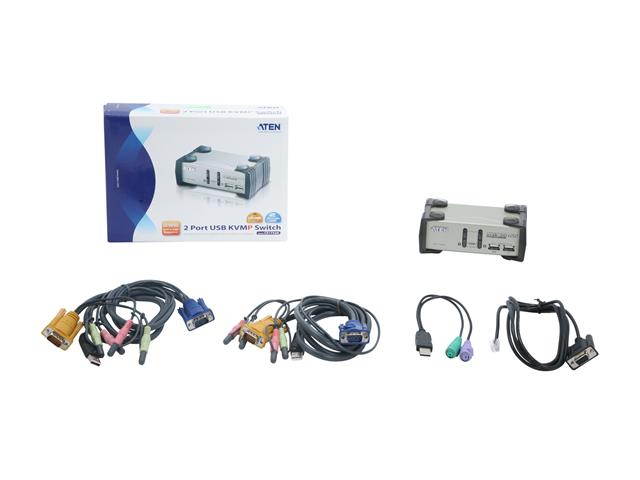 ATEN CS1732A 2 Port USB KVMP Switch w/ Audio Support