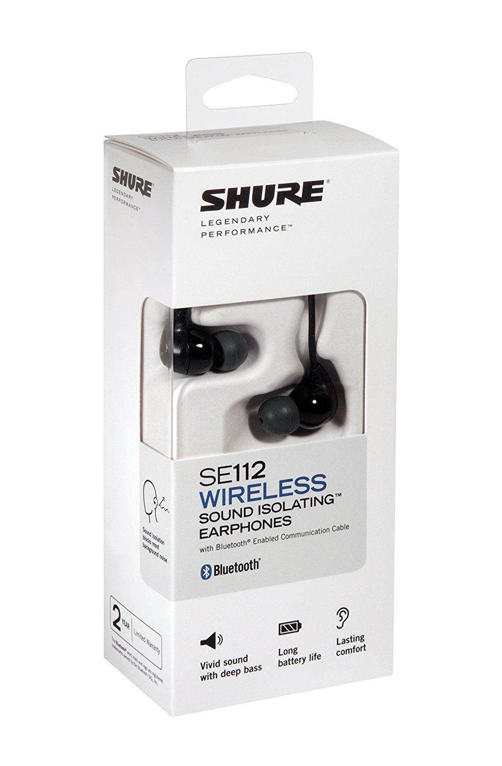 Shure SE112-K-BT1 Wireless Sound Isolating Earphones