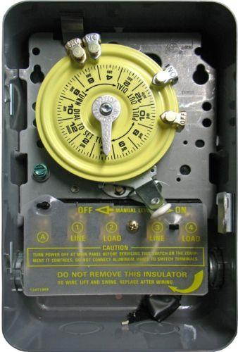 Time Clock 24 Hour Dpst 208-277V Intermatic Inc Misc. Office Supplies T104-20