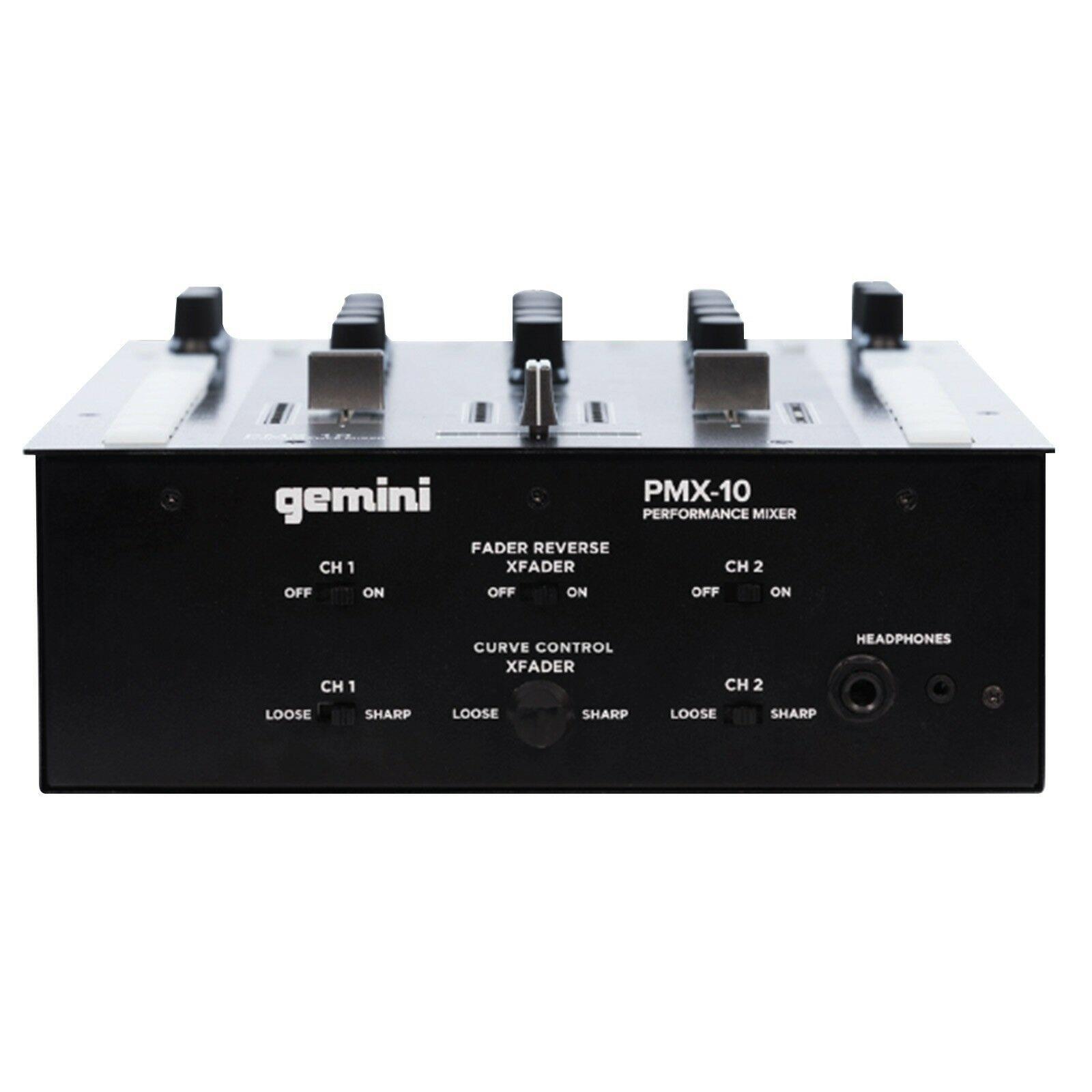 Gemini - PMX-10 - 2-Channel Combat-Ready Performance Digital Mixer