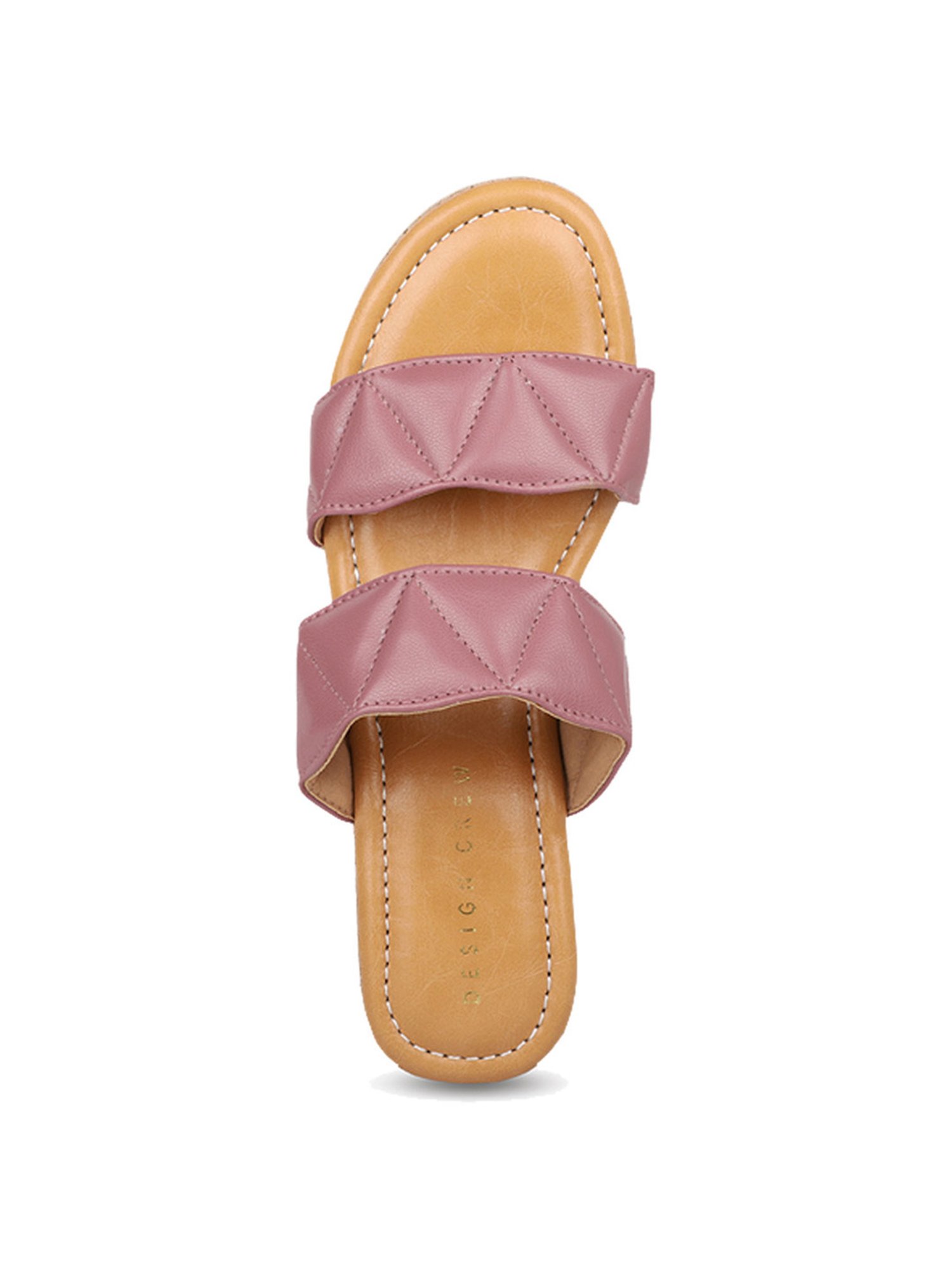Design Crew Women's Pink Casual Wedges