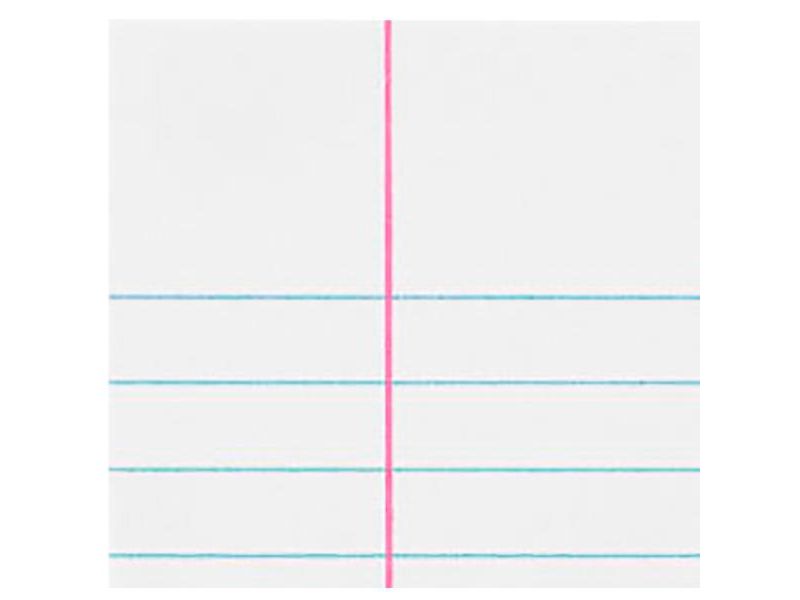 School Smart Composition Paper, No Margin, 8 x 10-1/2 Inches, White, 500 Sheets