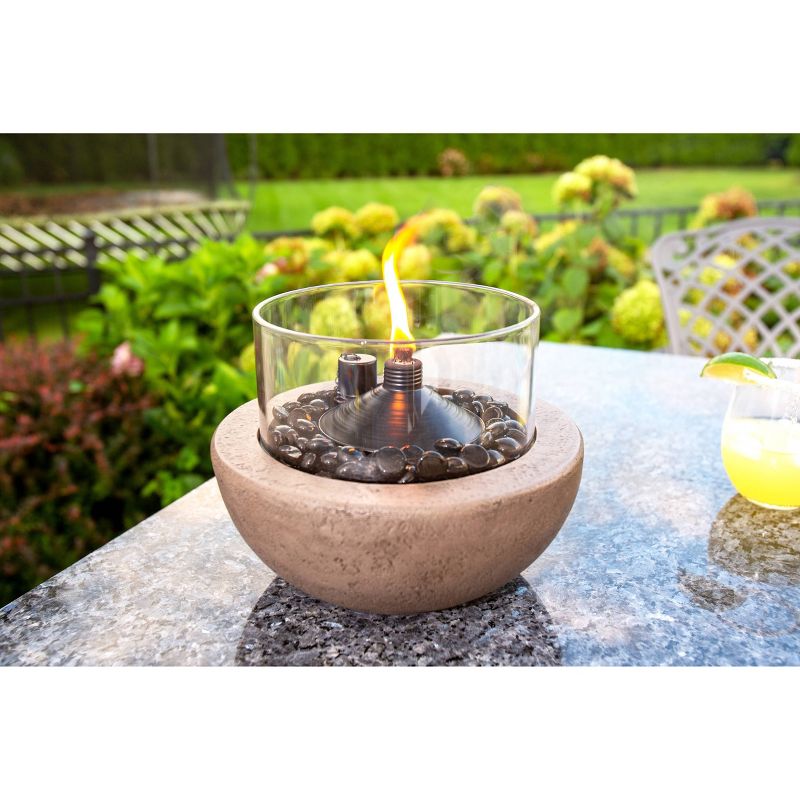 Outdoor Firebowl with Citronella Canister - Fire Island