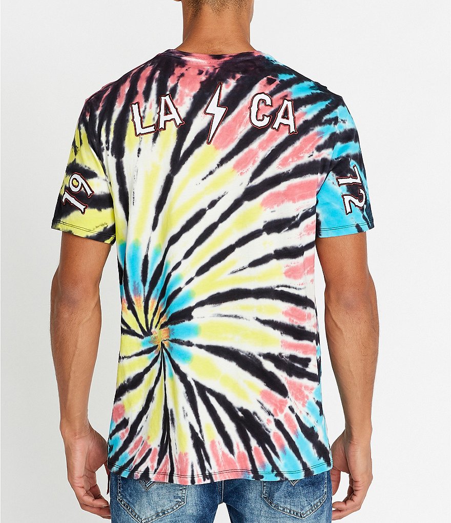 Buffalo David Bitton Taswurl Short-Sleeve Tie-Dye T-Shirt