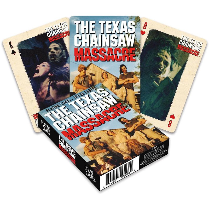NMR Distribution Texas Chainsaw Massacre Playing Cards | 52 Card Deck + 2 Jokers