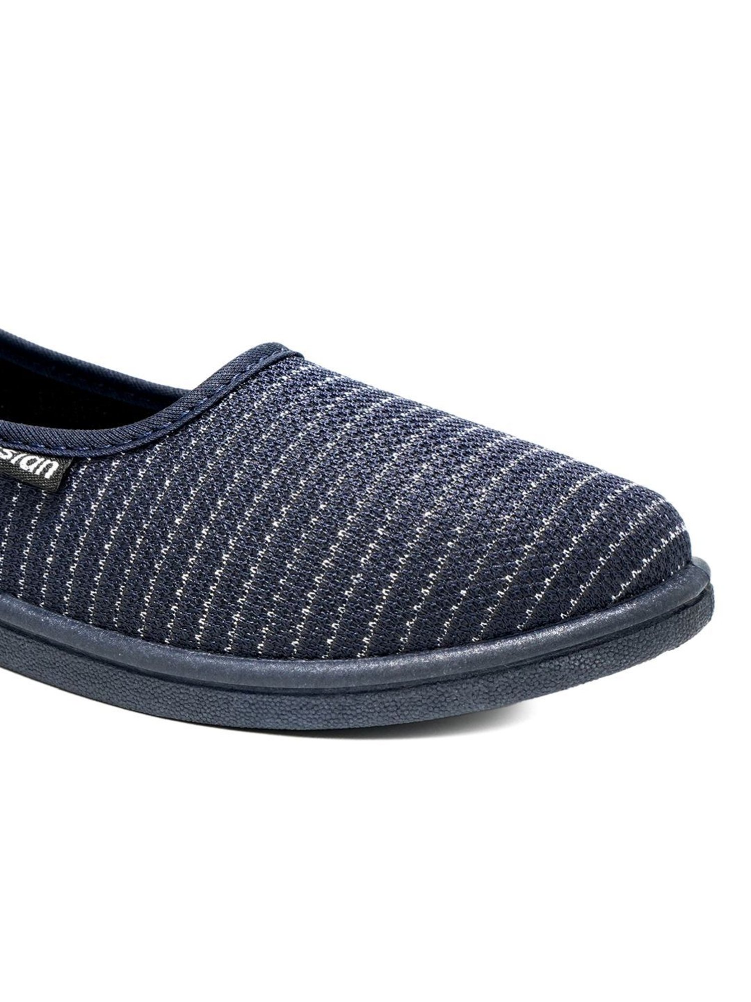 Asian Women's Navy Flat Ballets