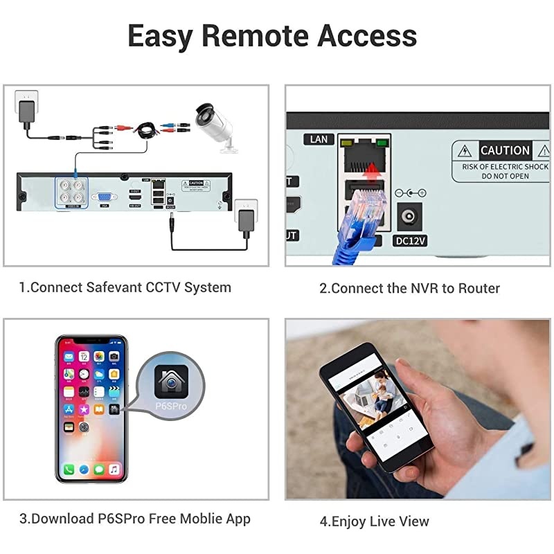 2TB Hard Drive Pre-Installed] 5MP Home Security Camera System, 8 Channel Outdoor Indoor CCTV AHD DVR Kits Wired Systems 8pcs 2.5&times;1080P Surveillance Cameras with Night Vision Motion Detection