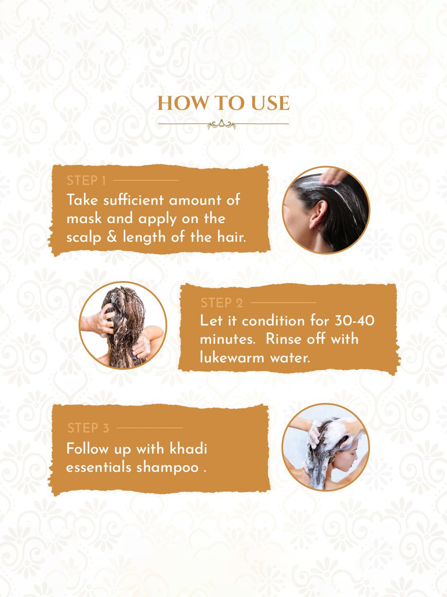 Khadi Essentials Fenugreek Hair Mask with Bhringraj & Frankincense for Hair Growth - 200 gm