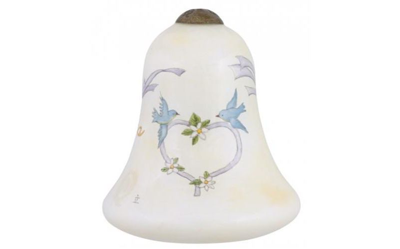 NeQwa Ne'Qwa "50th Anniversary" Hand-Painted Blown Glass Christmas Ornament #7144118