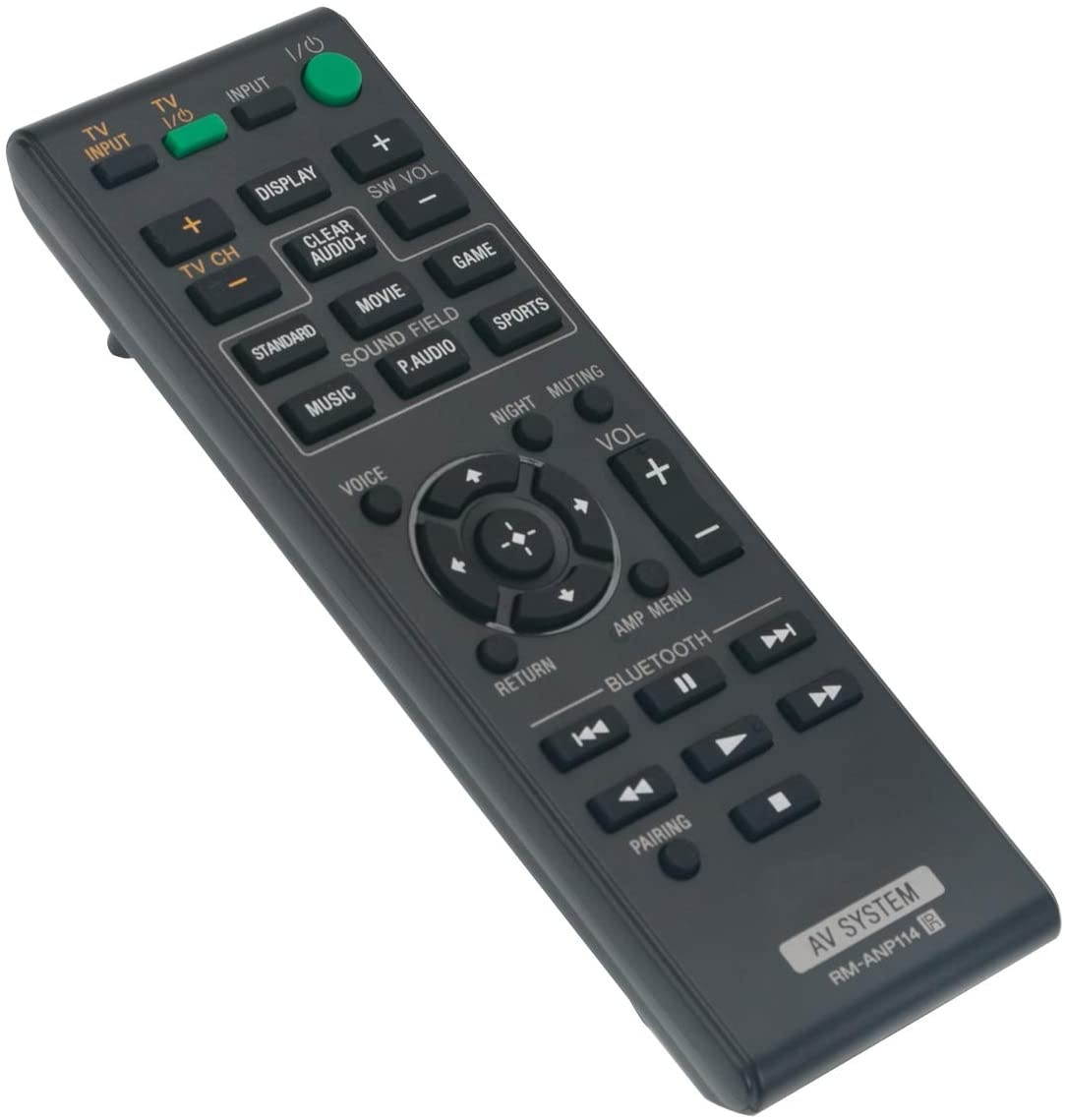 RM-ANP114 Replacement Remote Control Applicable for Sony Sound Bar HT-CT770 HT-CT370 HTCT770 HTCT370 Soundbar