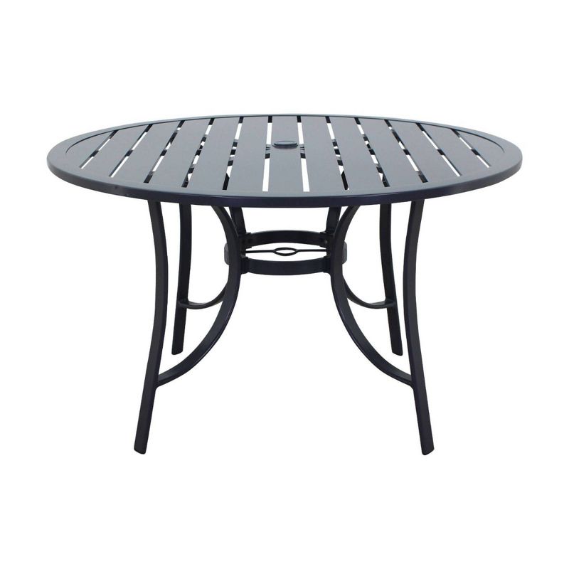Renaissance Square Outdoor Patio Stacking Table - Gray - Vifah