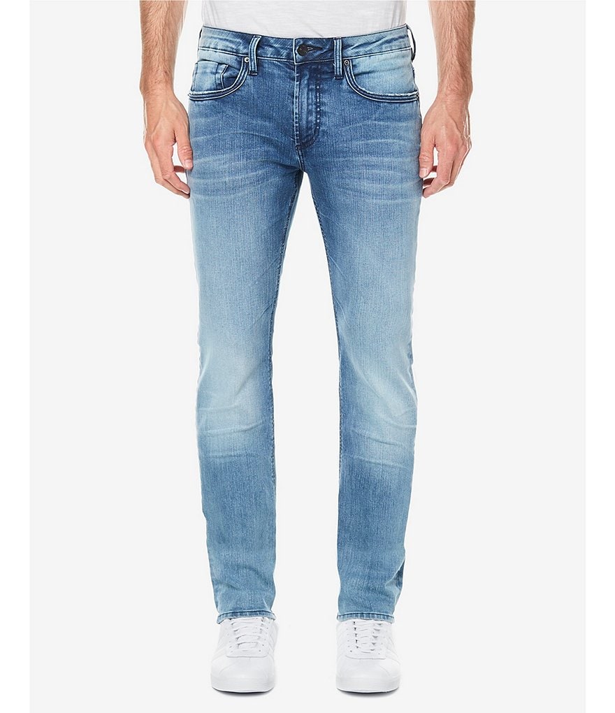 Buffalo David Bitton Ash X Crinkled Slim Fit Jeans