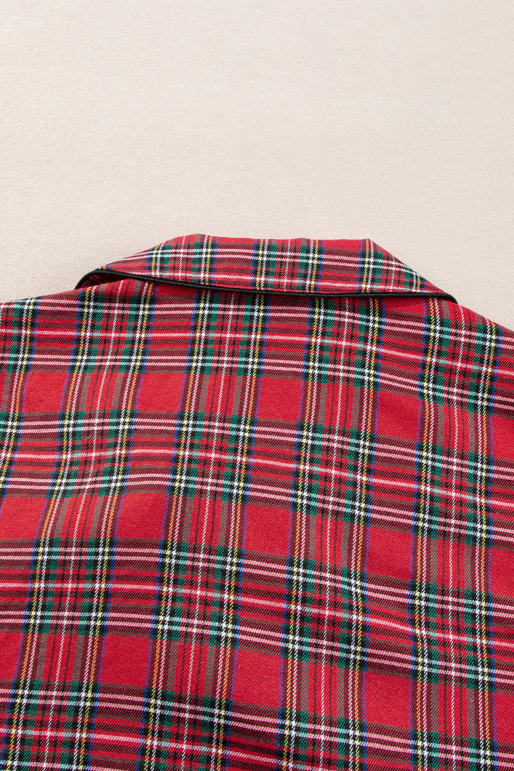 Rose Red Solid Waffle Knit Plus Size Two Piece Shorts Set