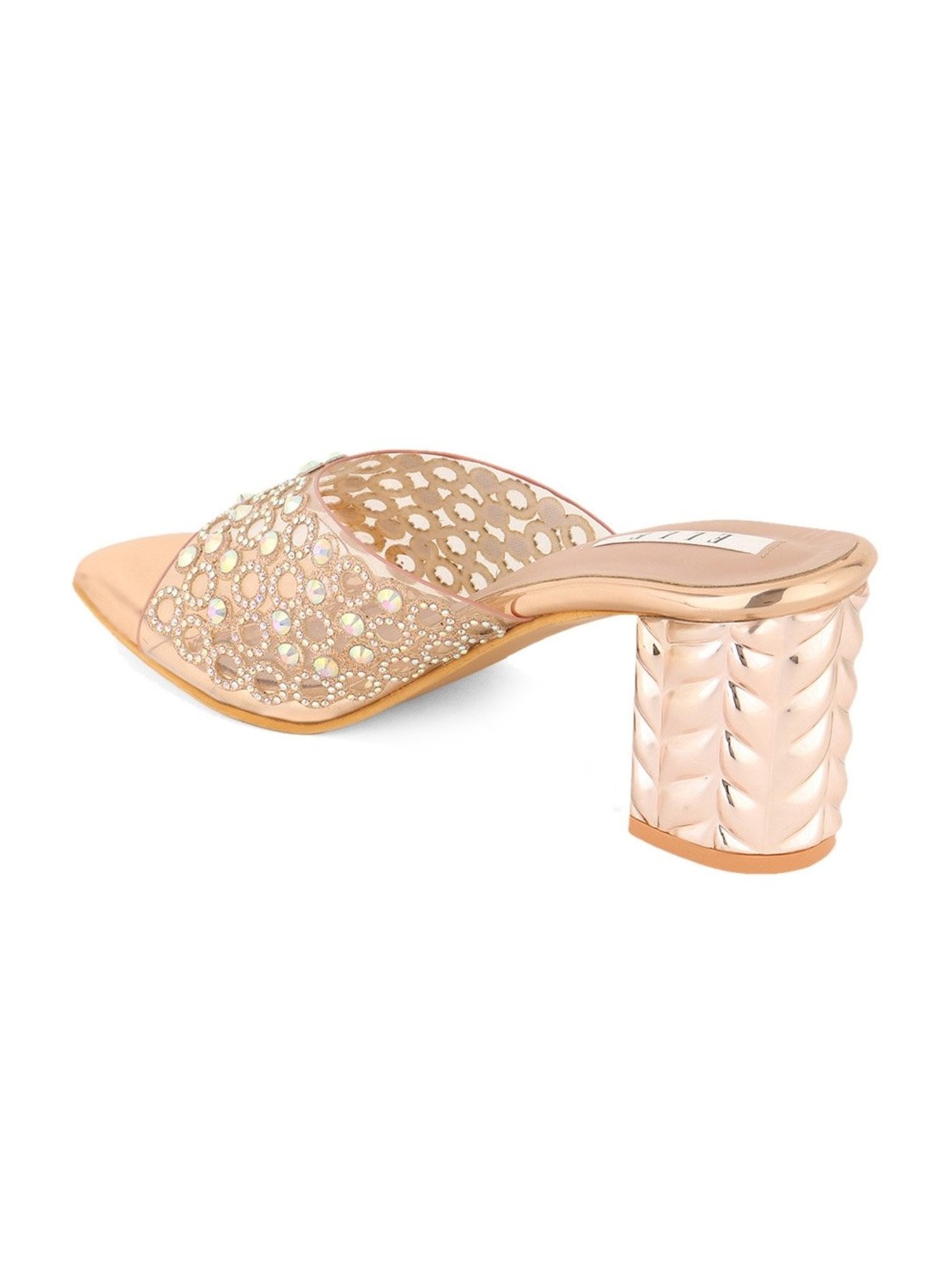 Elle Women's Gold Ethnic Sandals