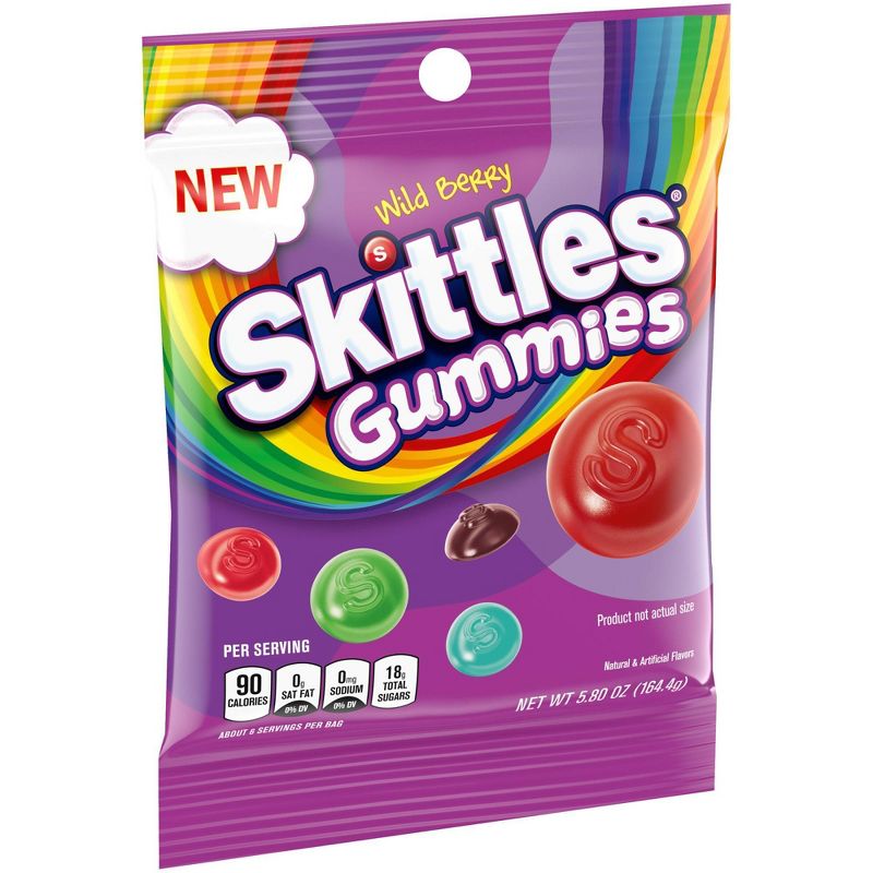 Skittles Wildberry Gummies Peg - 5.8oz