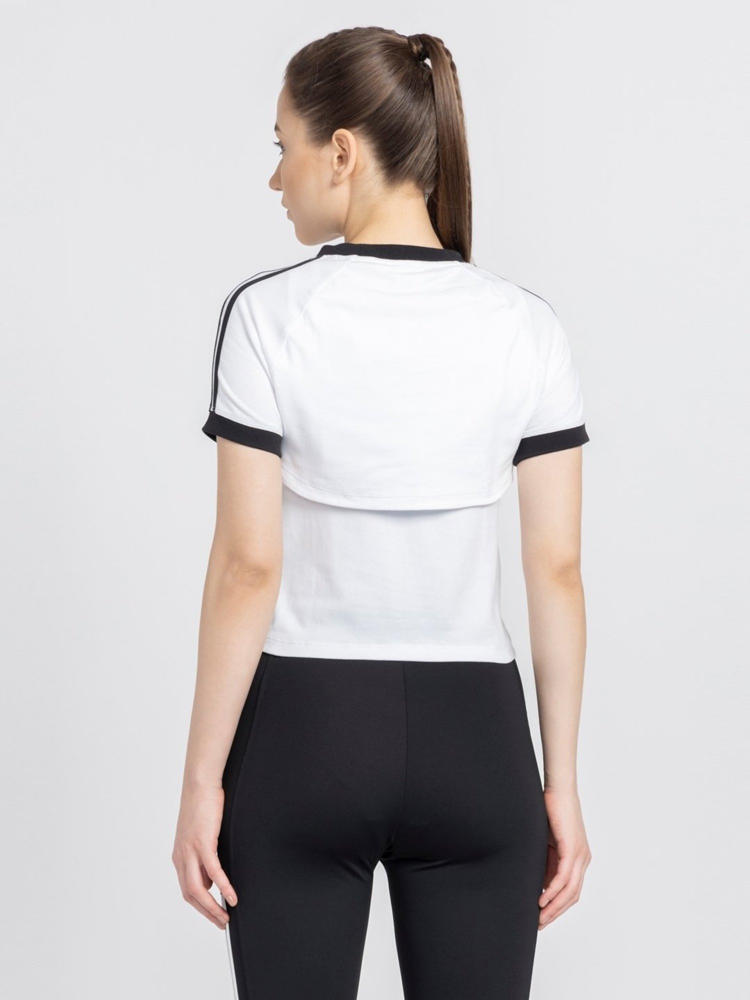 Adidas Originals White Cotton T-Shirt