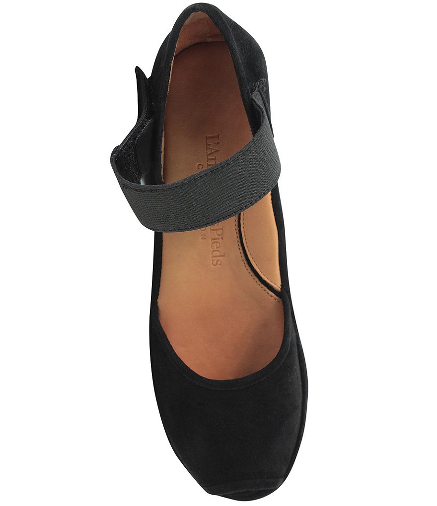 L'Amour Des Pieds Amadour Suede Flatform Sandals