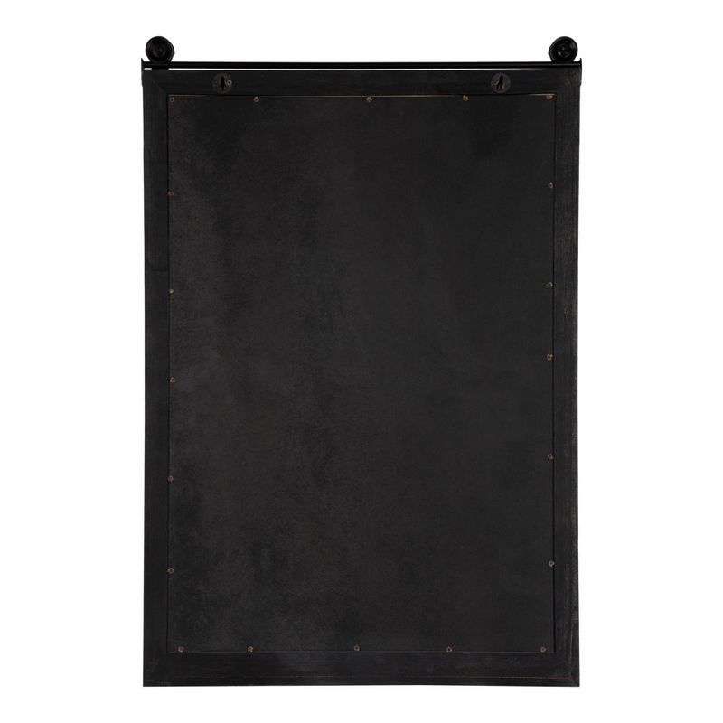 22" x 32" Cates Barn Door Wood Framed Chalkboard Rustic Brown - Kate and Laurel