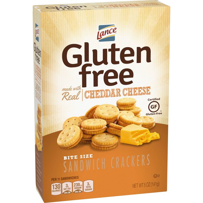 Lance Real Cheddar Cheese Bite Size Sandwich Crackers - 5oz