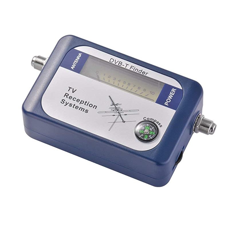 Digital Signal Finder Meter Aerial Terrestrial TV Antenna Satellite Signal Strength Meter with Compass TV Reception Systems