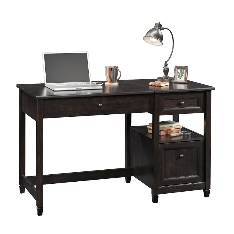 Edge Water Lift Top Desk Estate Black - Sauder