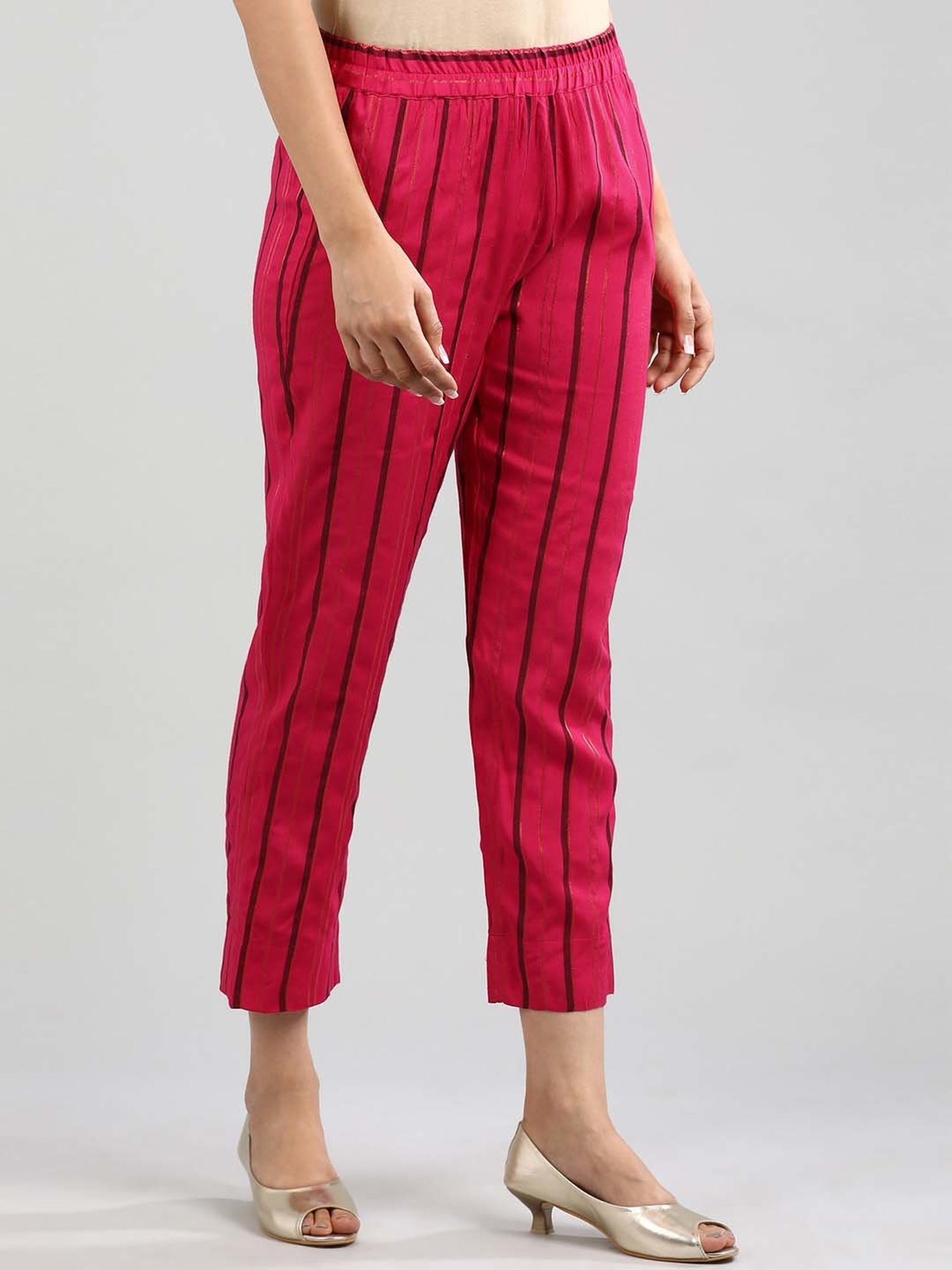 Castle Black Embroidered Palazzos