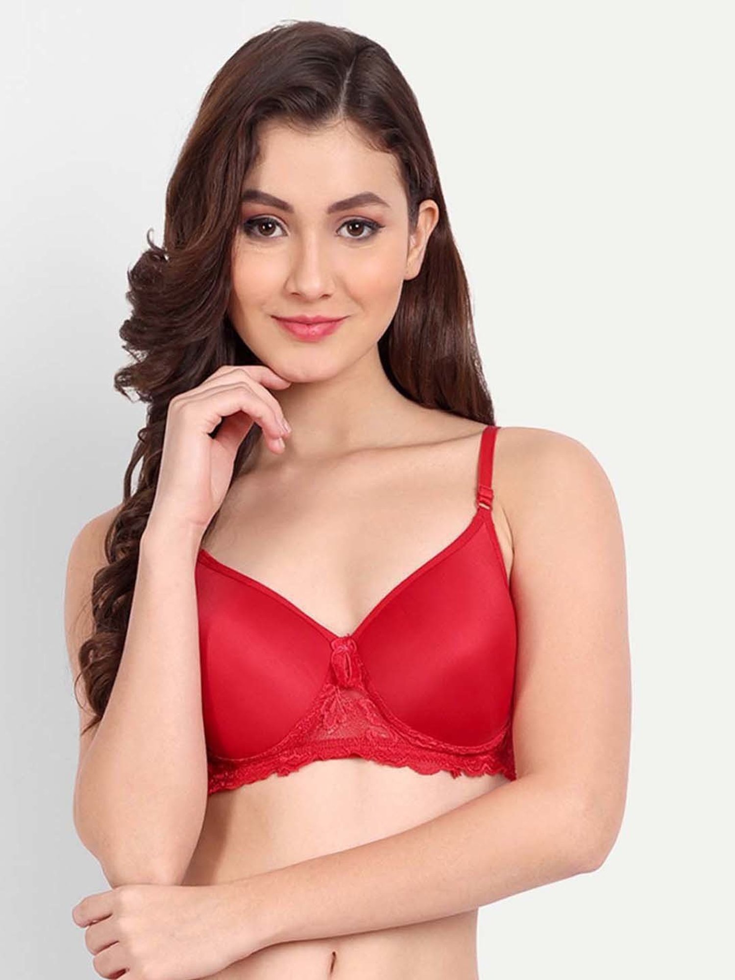 FIMS: Fashion is my Style Maroon & Hot Pink Everyday Bras - Pack Of 3