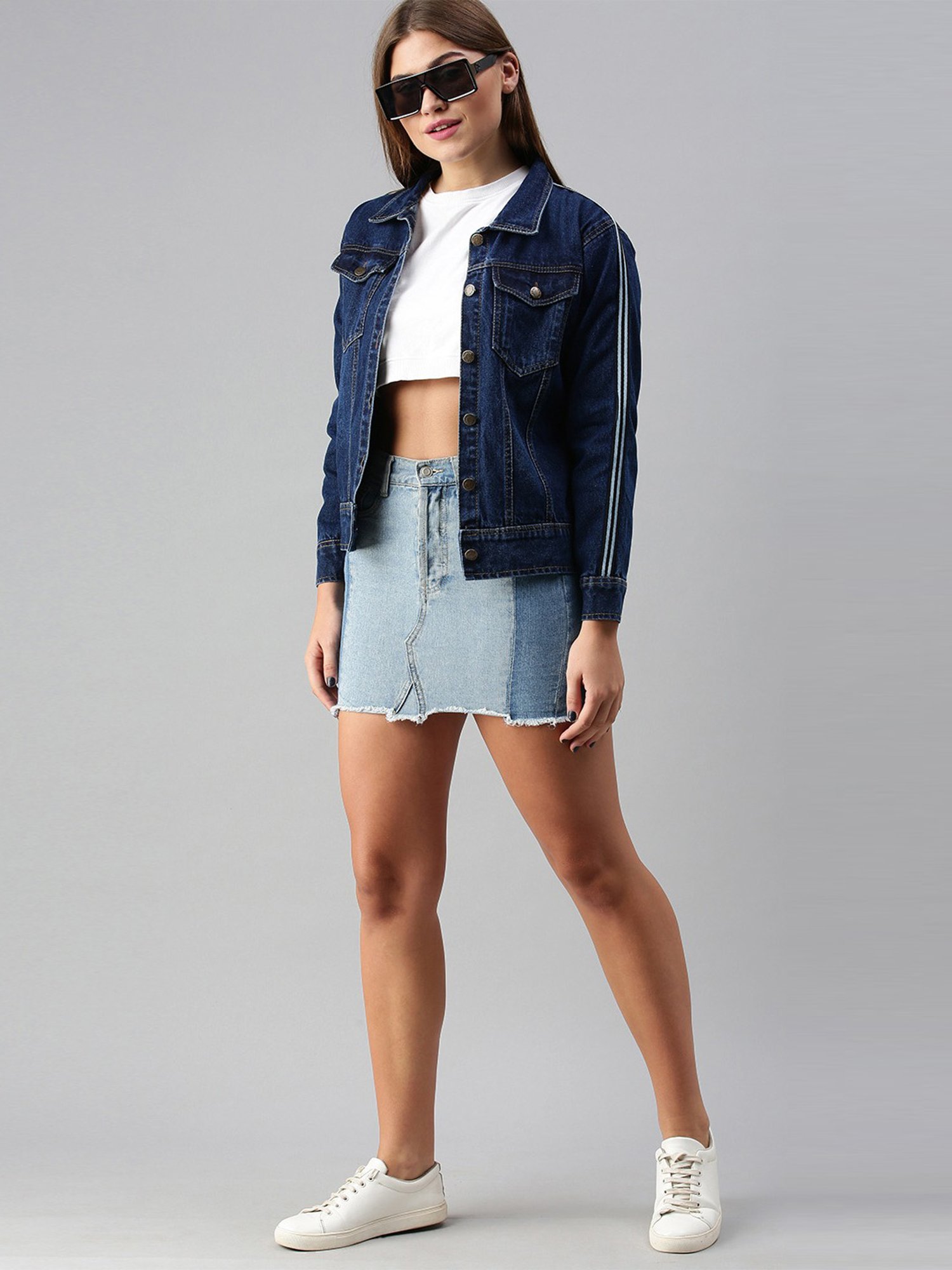 VOXATI Blue Regular Fit Jacket