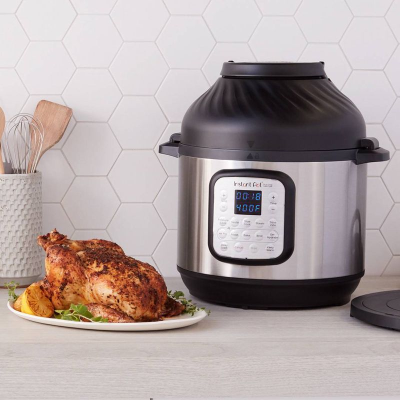 Instant Pot 8 qt 11-in-1 Air Fryer Duo Crisp + Electric Pressure Cooker