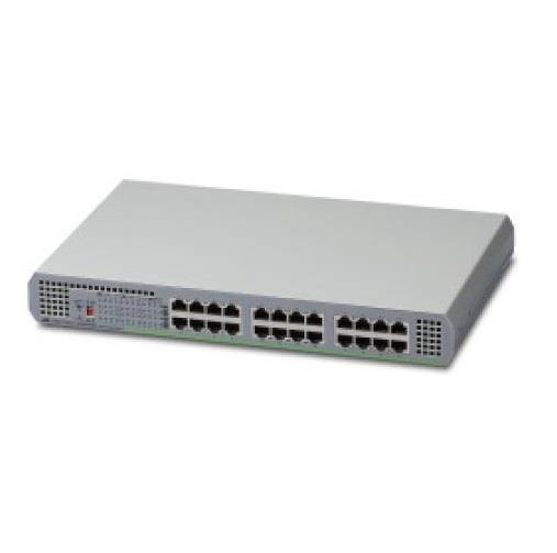 Allied Telesis 24-port 10/100/1000T Unmanaged Switch with Internal PSU