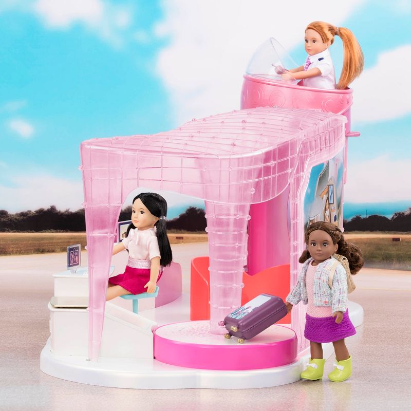 Lori Dolls Jetset Airways - Airport for 6-in Dolls