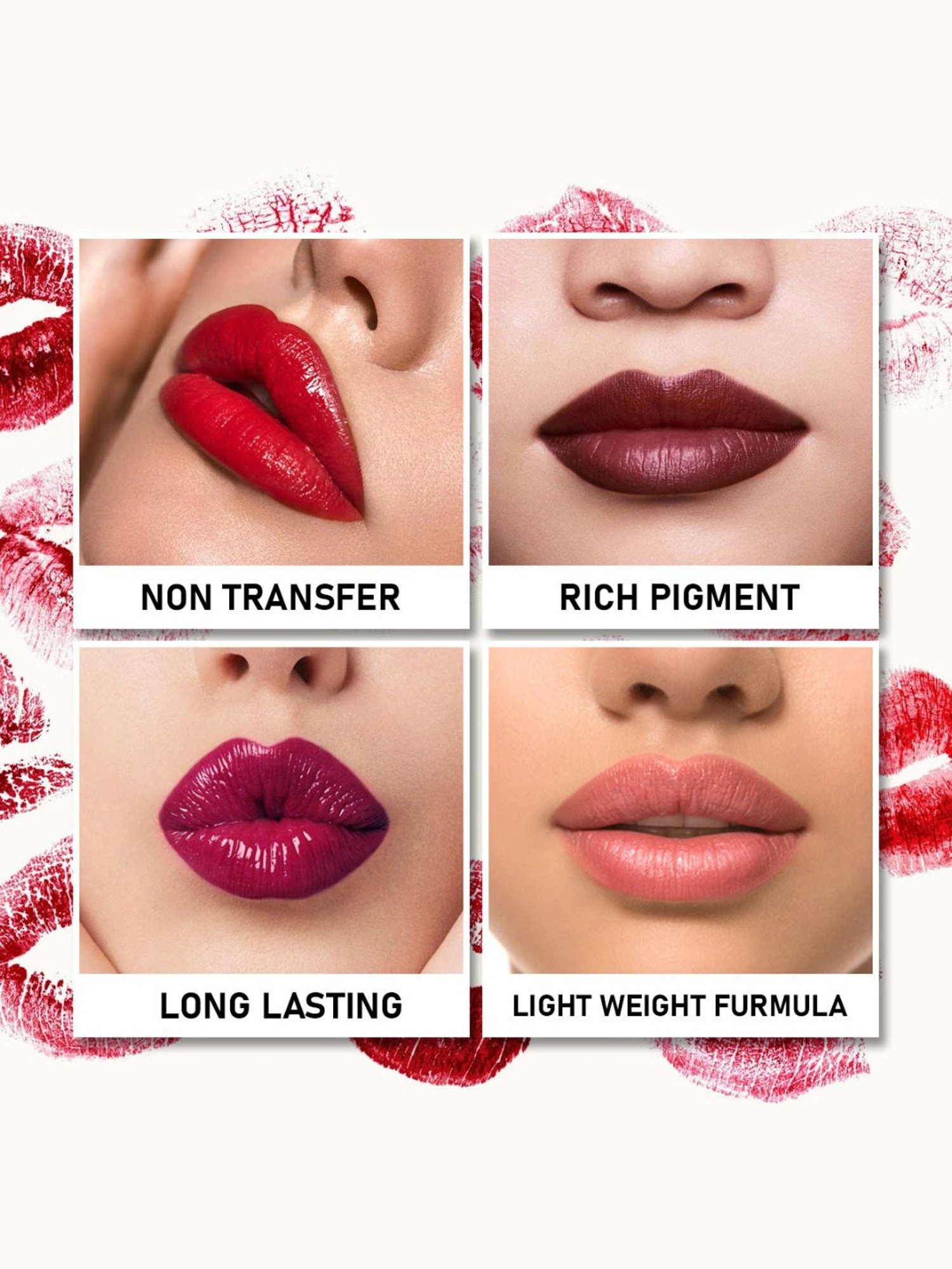 Half N Half Matte Lip Crayon 16 Scarlet Red - 3.5 gm