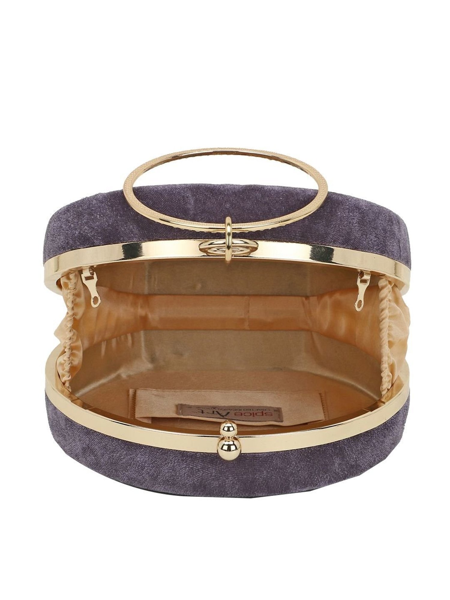 Spice Art Grey Clutch