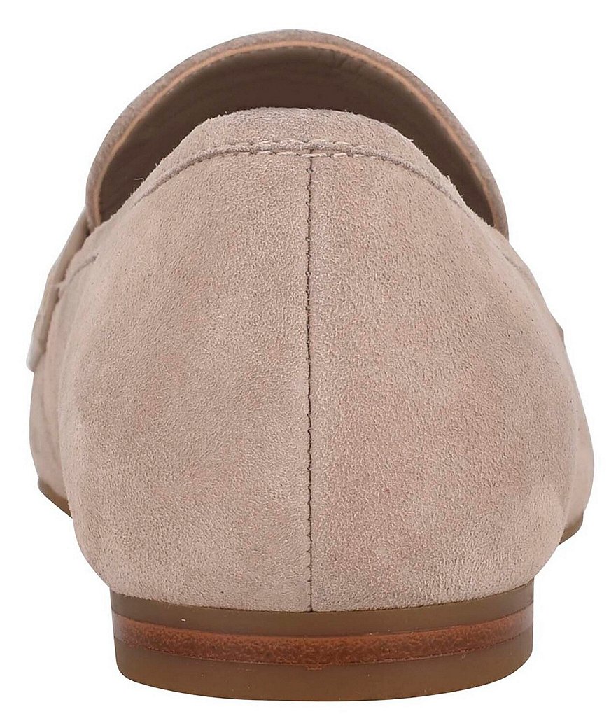 Calvin Klein Fancy Suede Square Toe Penny Loafers