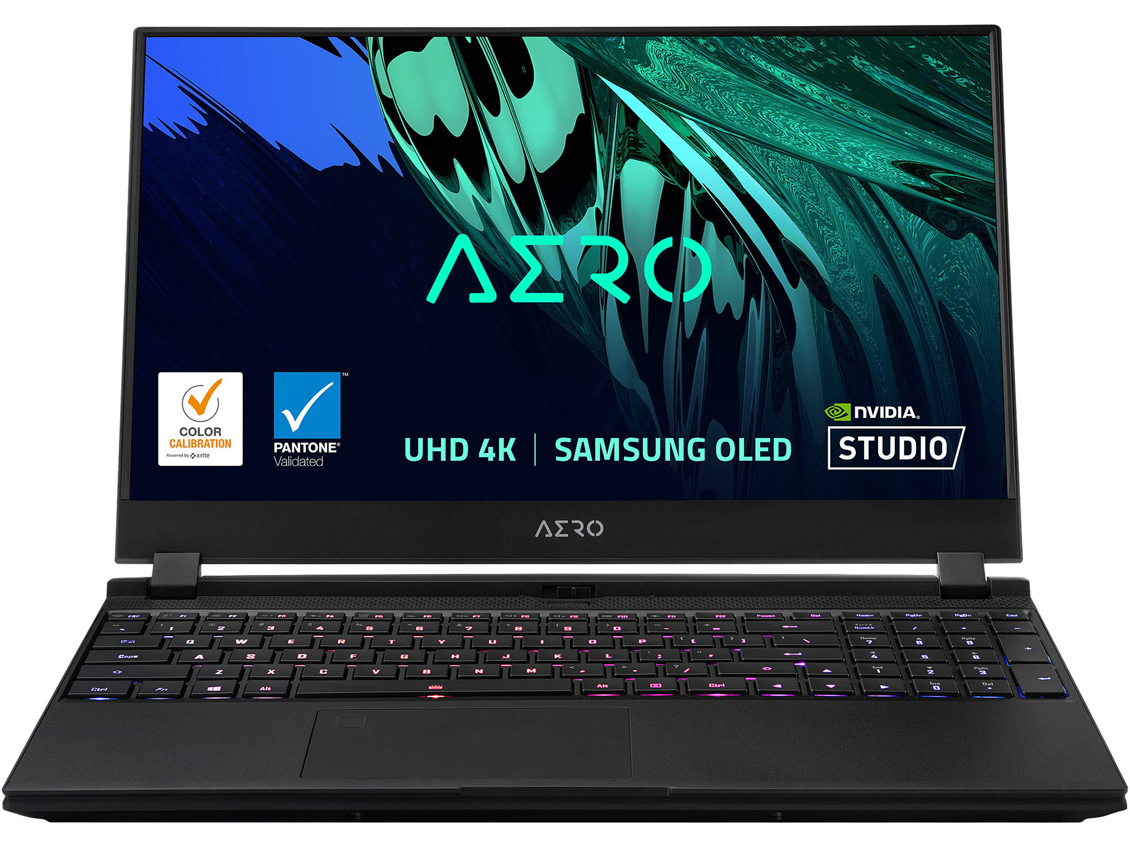 GIGABYTE AERO 15 OLED YD - 15.6" UHD 4K AMOLED IPS, Intel Core i9, NVIDIA GeForce RTX 3080 Laptop GPU 8GB GDDR6, 32GB RAM, 512GB SSD + 1TB SSD, Win10 Pro, Creator Laptop (AERO 15 OLED YD-93US648SP)