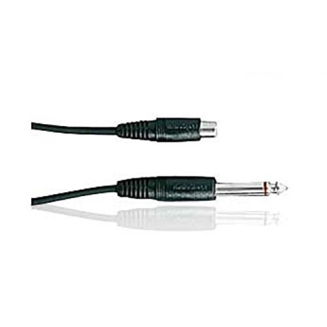 6' Shielded Audio Cable 1/4" Mono Male to RCA Female