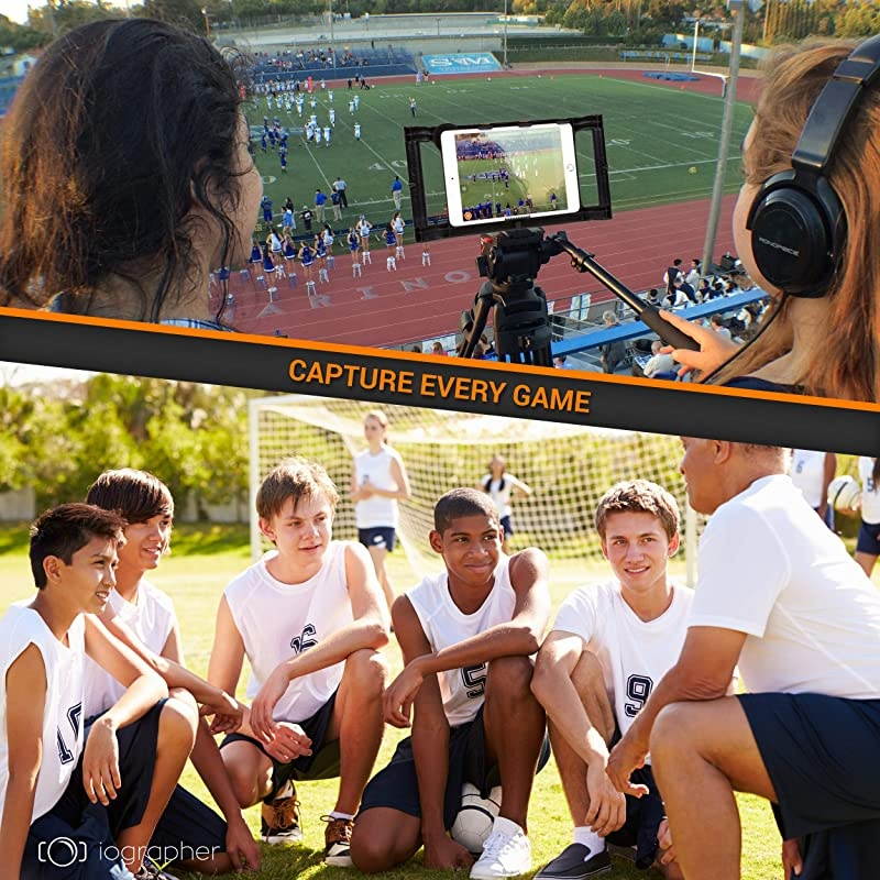 For Apple IPad 10.5 With Lens Ring - Video Tripod Mount For iPad 10.5 Air(3rd Gen) or Pro and 10.2 iPad 7th and 8th Gen- Add Lenses, Lights, Microphones Your Videos - Durable And Lightweight