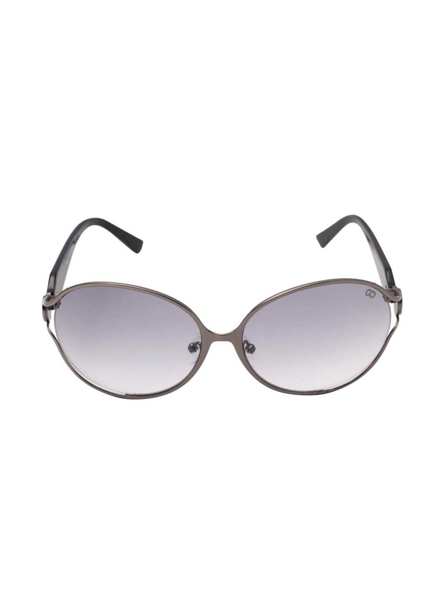 Gio Collection GL5059C09 Silver Oval Sunglasses