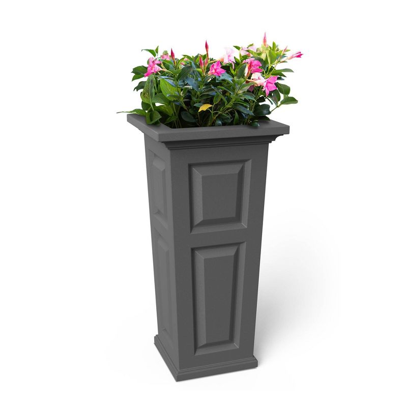 Nantucket Tall Planter Graphite Gray - Mayne