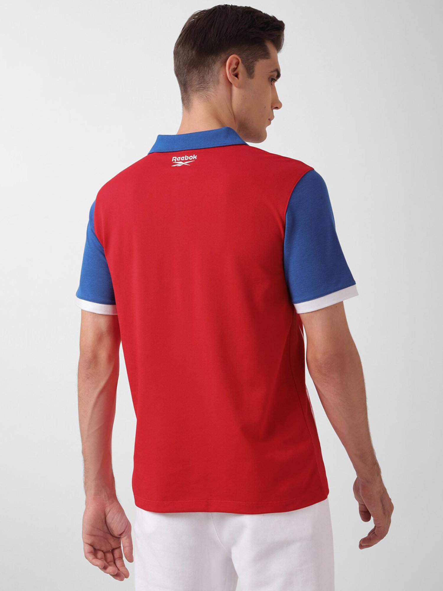 Reebok Red Regular Fit Sports Polo T-Shirt