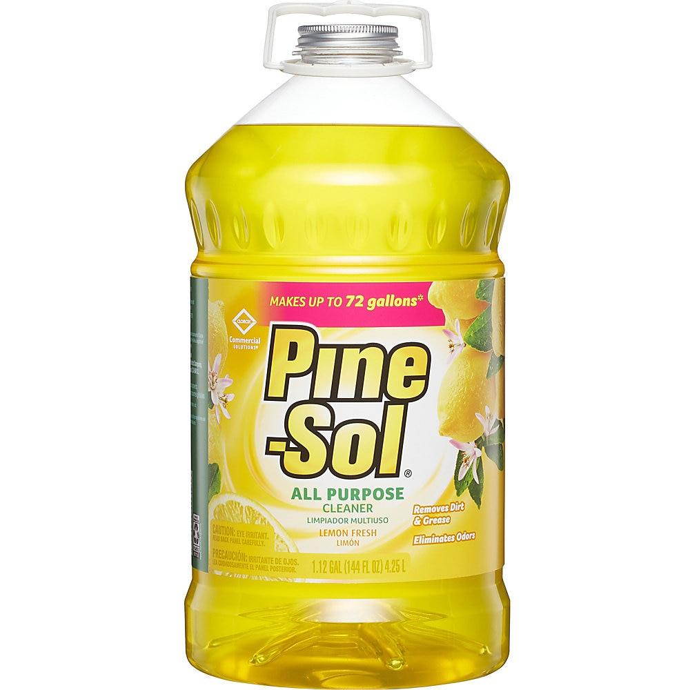 Pine-Sol All-Purpose Cleaner, Lemon Scent, 144 Oz Bottle